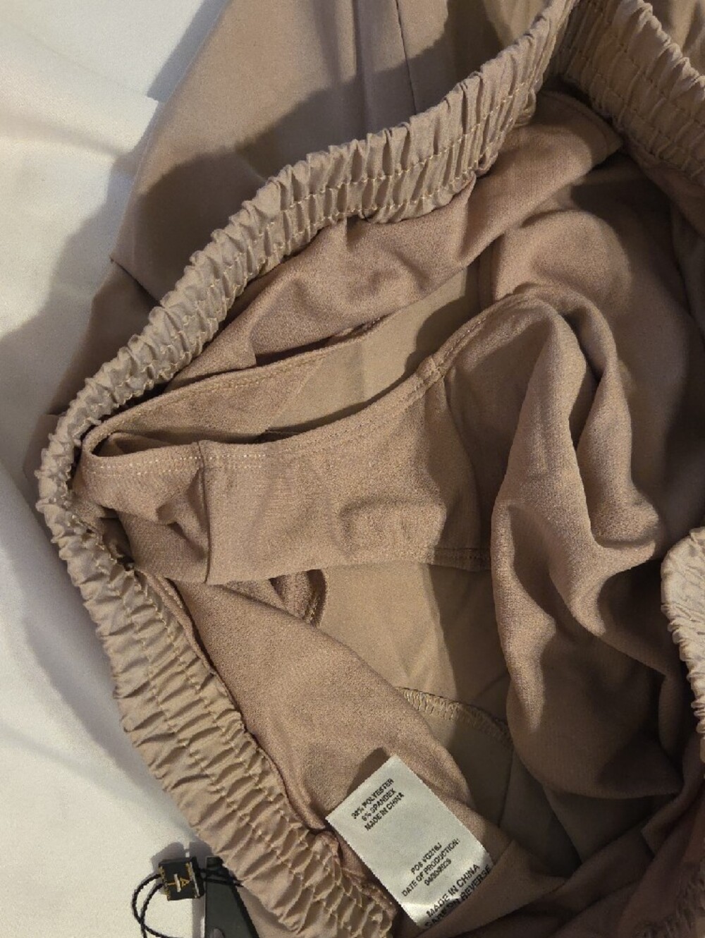 Tahari Mauve-Taupe Elastic-Waist Pull-On Shorts - Picture 7 of 7